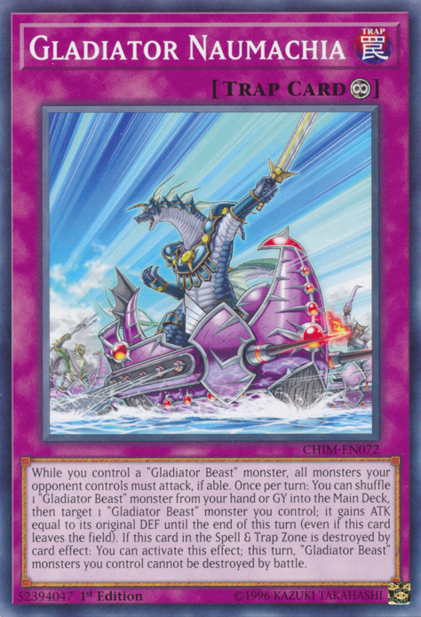 Gladiator Naumachia, Chaos Impact Sneak Peek Participation Card · CHIM-EN072