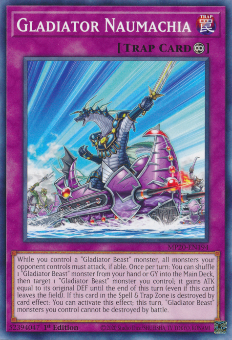Gladiator Naumachia, 2020 Tin of Lost Memories · MP20-EN194