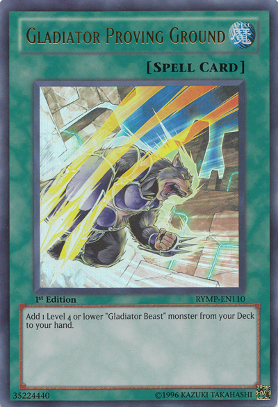 Gladiator Proving Ground, Ra Yellow Mega Pack · RYMP-EN110