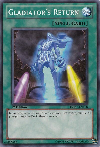 Gladiator's Return, Ra Yellow Mega Pack · RYMP-EN108