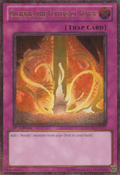Gleipnir, the Fetters of Fenrir, Storm of Ragnarok Sneak Peek Participation Card · STOR-EN073