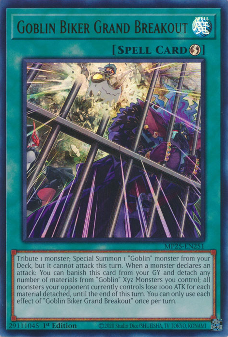 Goblin Biker Grand Breakout, 2025 Mega-Pack Tin · MP25-EN251