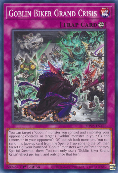 Goblin Biker Grand Crisis, 2025 Mega-Pack Tin · MP25-EN428