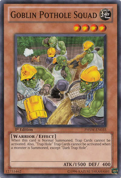 Goblin Pothole Squad, Photon Shockwave Sneak Peek Participation Card · PHSW-EN035
