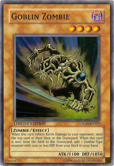 Goblin Zombie, Crimson Crisis Sneak Peek Participation Card · CRMS-ENSE2