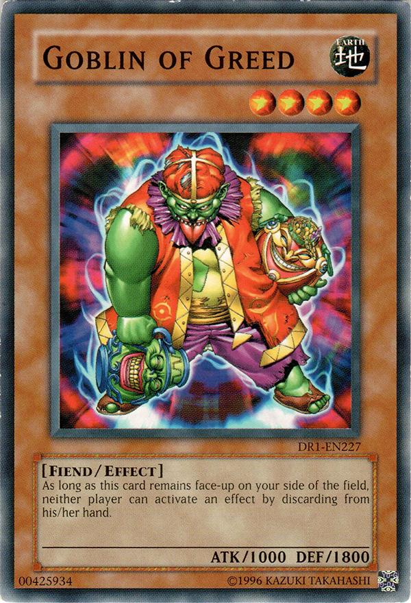 Goblin of Greed, Dark Revelation Volume 1 · DR1-EN227