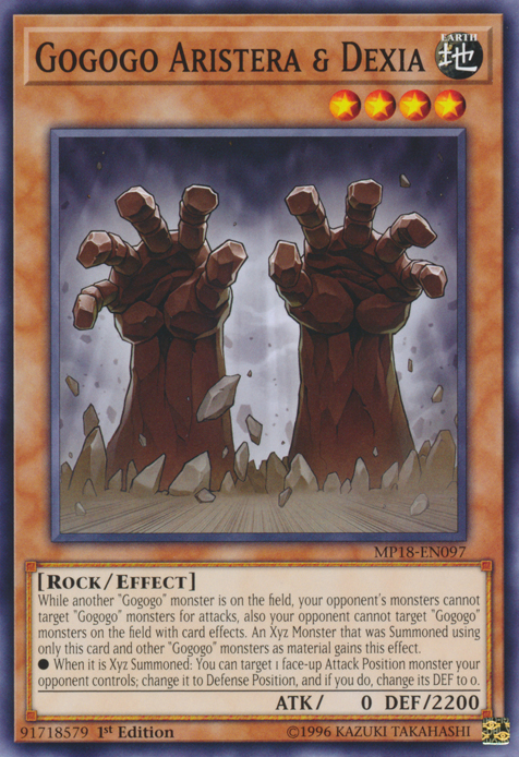 Gogogo Aristera & Dexia, 2018 Mega-Tin Mega Pack · MP18-EN097