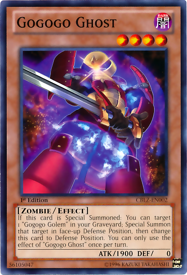 Gogogo Ghost, Cosmo Blazer Sneak Peek Participation Card · CBLZ-EN002