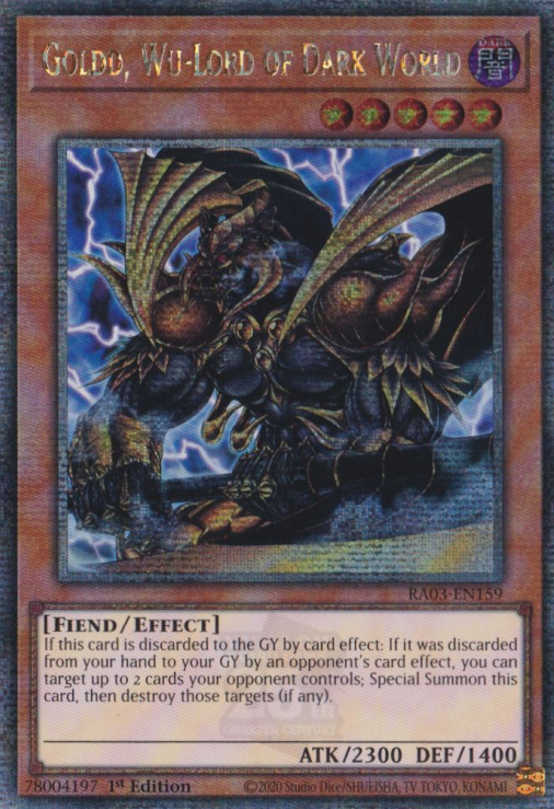 Goldd, Wu-Lord of Dark World, Quarter Century Bonanza · RA03-EN159