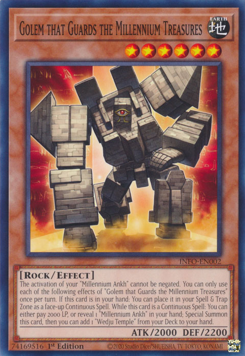 Golem that Guards the Millennium Treasures, The Infinite Forbidden · INFO-EN002