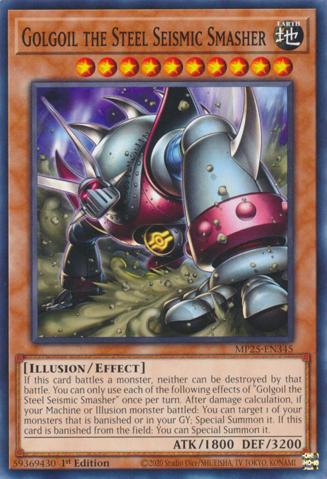 Golgoil the Steel Seismic Smasher, 2025 Mega-Pack Tin · MP25-EN345