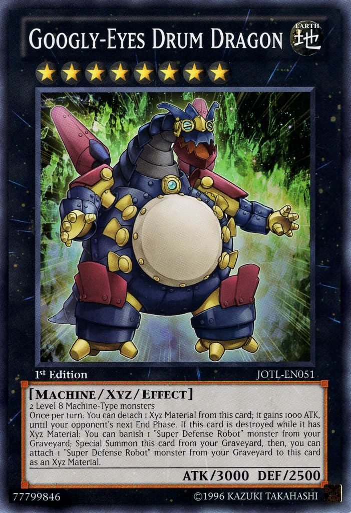 Googly-Eyes Drum Dragon, Judgment of the Light Sneak Peek Participation Card · JOTL-EN051