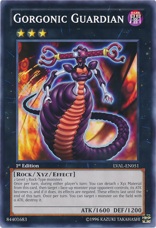 Gorgonic Guardian, Legacy of the Valiant Sneak Peek Participation Card · LVAL-EN051