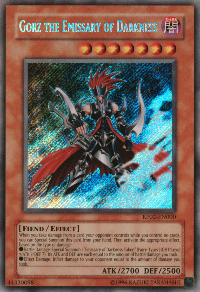 Gorz the Emissary of Darkness, Retro Pack 2 · RP02-EN000