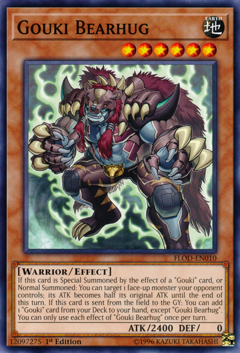 Gouki Bearhug, Flames of Destruction Sneak Peek Participation Card · FLOD-EN010