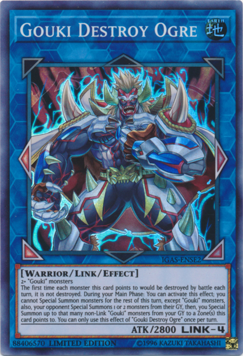 Gouki Destroy Ogre, Ignition Assault Sneak Peek Participation Card · IGAS-ENSE2
