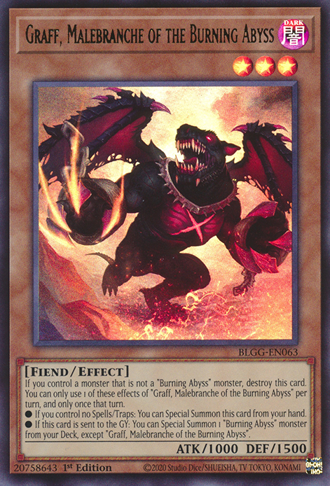 Graff, Malebranche of the Burning Abyss, Battles of Legend: Glorious Gallery · BLGG-EN063