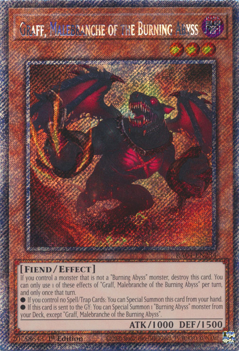 Graff, Malebranche of the Burning Abyss, Quarter Century Stampede · RA04-EN234