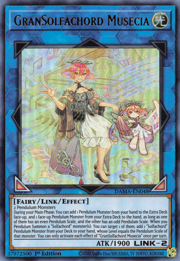 GranSolfachord Musecia, Dawn of Majesty Premiere! promotional card · DAMA-EN048