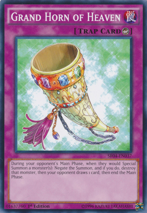 Grand Horn of Heaven, Dinosmasher's Fury Structure Deck · SR04-EN037