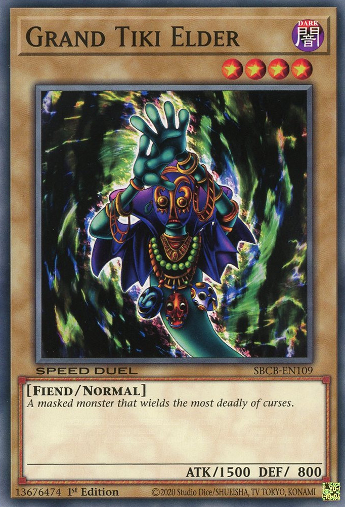 Grand Tiki Elder, Speed Duel: Battle City Box · SBCB-EN109