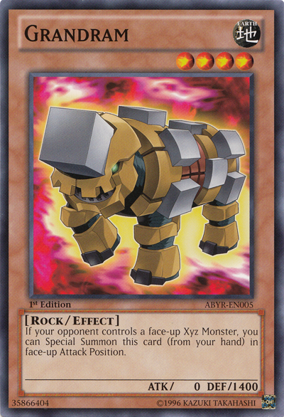 Grandram, Abyss Rising Sneak Peek Participation Card · ABYR-EN005