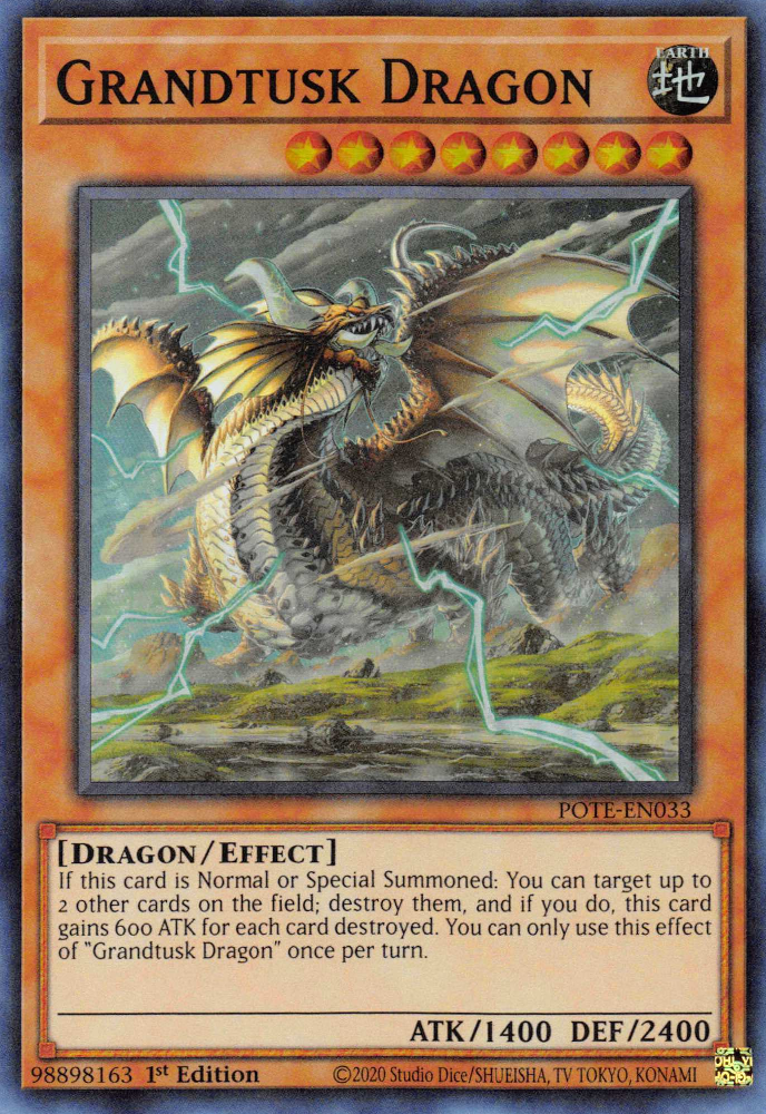 Grandtusk Dragon, Power of the Elements · POTE-EN033