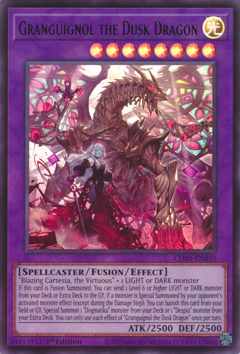 Granguignol the Dusk Dragon, THE CHRONICLES DECK: The Fallen & The Virtuous (All-Foil Edition) · CH01-EN050