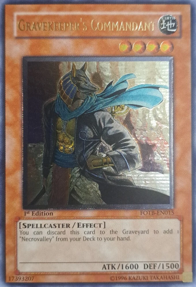 Gravekeeper's Commandant, Force of the Breaker Sneak Peek Participation Card · FOTB-EN015