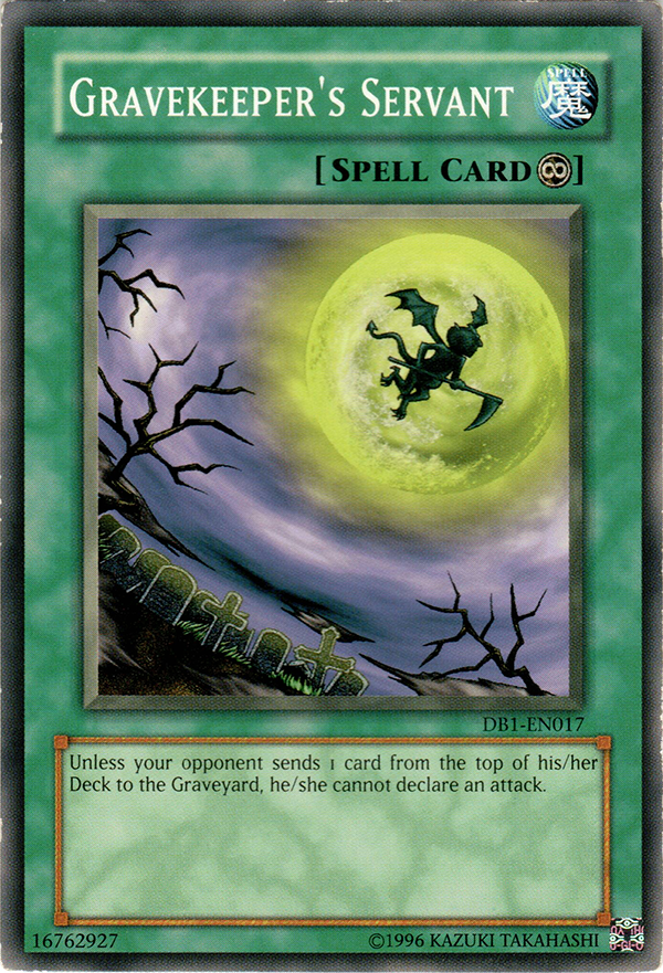 Gravekeeper's Servant, Dark Beginning 1 · DB1-EN017