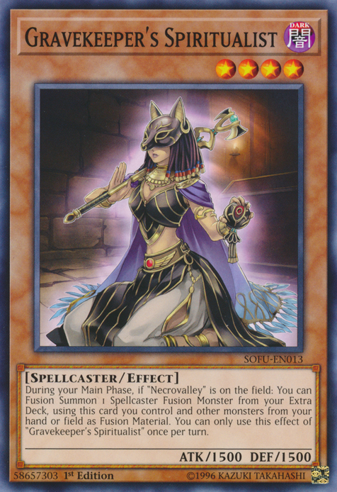 Gravekeeper's Spiritualist, Soul Fusion Sneak Peek Participation Card · SOFU-EN013