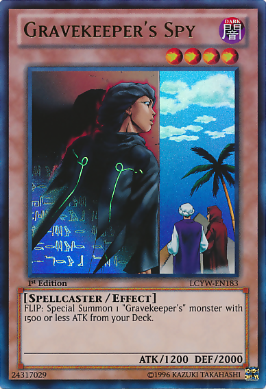 Gravekeeper's Spy, Legendary Collection 3: Yugi's World Mega Pack · LCYW-EN183