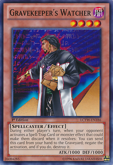 Gravekeeper's Watcher, Legendary Collection 3: Yugi's World Mega Pack · LCYW-EN186