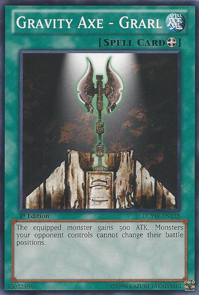 Gravity Axe - Grarl, Legendary Collection 3: Yugi's World Mega Pack · LCYW-EN138