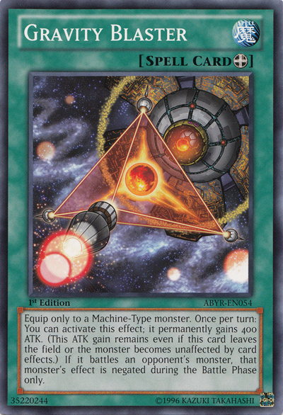 Gravity Blaster, Abyss Rising Sneak Peek Participation Card · ABYR-EN054
