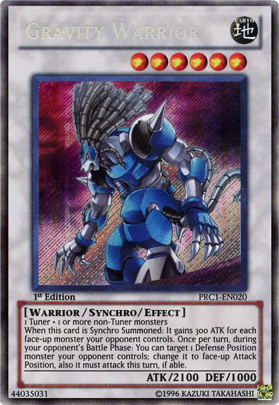Gravity Warrior, Premium Collection Tin · PRC1-EN020