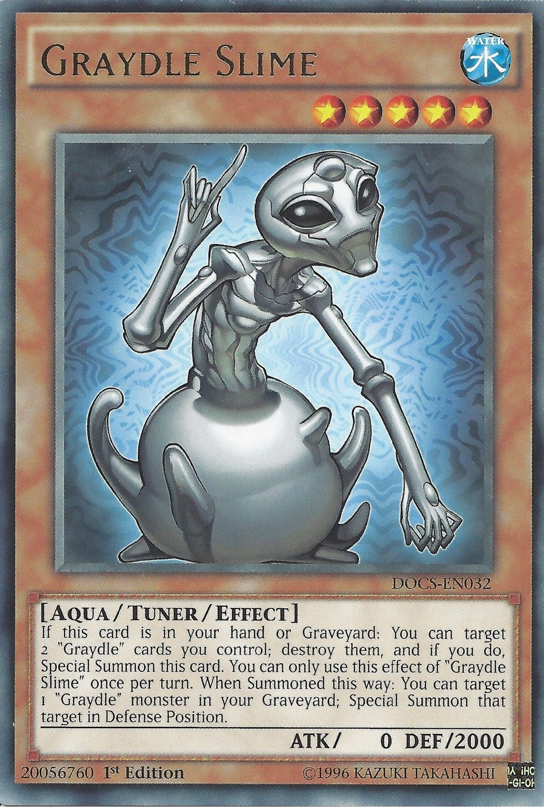 Graydle Slime, Dimension of Chaos Sneak Peek Participation Card · DOCS-EN032