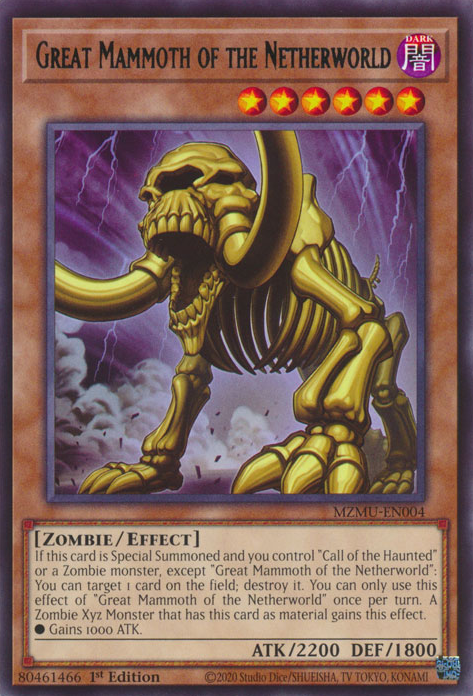 Great Mammoth of the Netherworld, Maze of Muertos · MZMU-EN004
