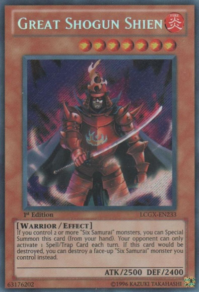 Great Shogun Shien, Legendary Collection 2: The Duel Academy Years Mega Pack · LCGX-EN233