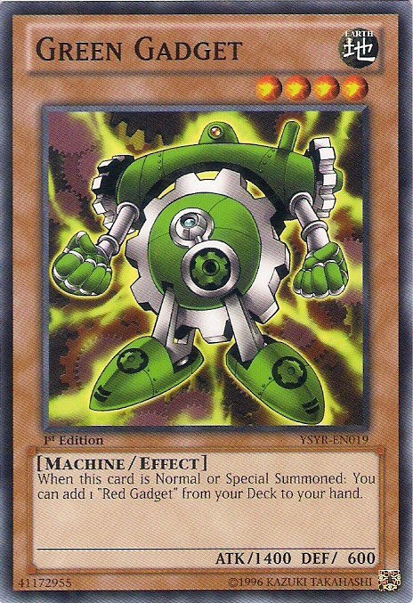 Green Gadget, Starter Deck: Yugi Reloaded · YSYR-EN019