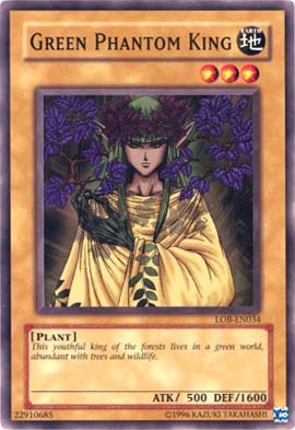 Green Phantom King, Legend of Blue Eyes White Dragon · LOB-034
