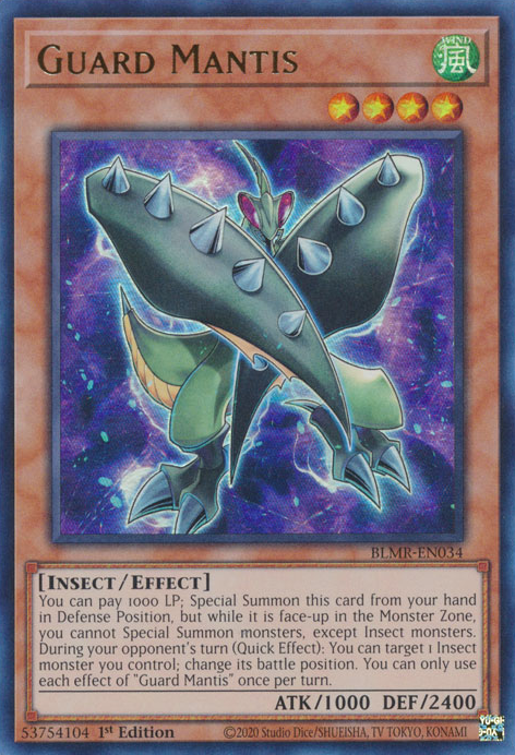Guard Mantis, Battles of Legend: Monstrous Revenge · BLMR-EN034