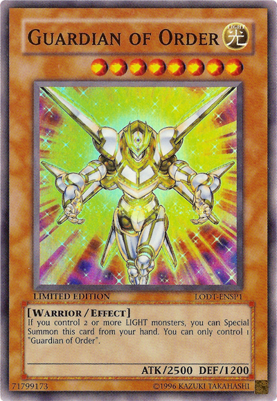 Guardian of Order, Light of Destruction Sneak Peek Participation Card · LODT-ENSP1
