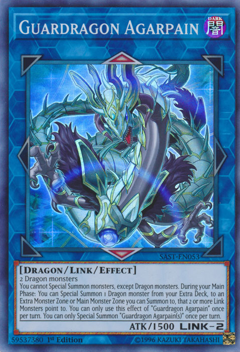 Guardragon Agarpain, Savage Strike Sneak Peek Participation Card · SAST-EN053