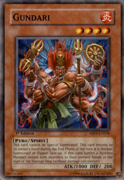 Gundari, Absolute Powerforce Sneak Peek Participation Card · ABPF-EN034