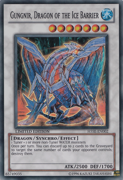 Gungnir, Dragon of the Ice Barrier, Hidden Arsenal 5: Steelswarm Invasion: Special Edition · H5SE-EN002