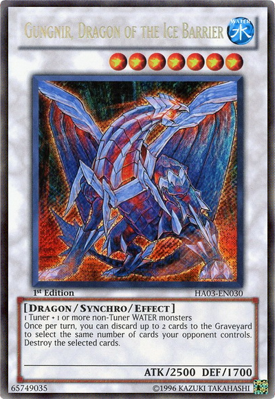 Gungnir, Dragon of the Ice Barrier, Hidden Arsenal 3 · HA03-EN030