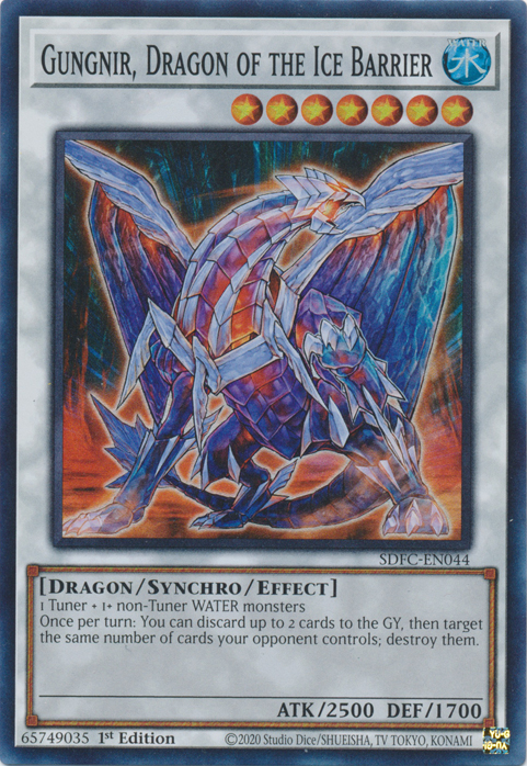 Gungnir, Dragon of the Ice Barrier, Structure Deck: Freezing Chains · SDFC-EN044