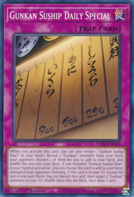 Gunkan Suship Daily Special, 2022 Tin of the Pharaoh's Gods · MP22-EN169