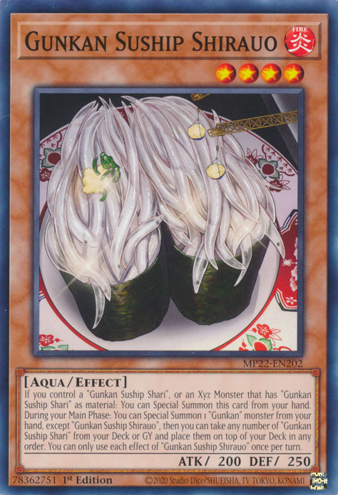 Gunkan Suship Shirauo, 2022 Tin of the Pharaoh's Gods · MP22-EN202